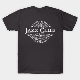 Vintage Jazz Club Style T-Shirt